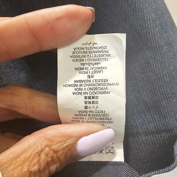 Michael Kors Mens Chambray Two Button Blazer Jacket, Blue, 42 Regular - Picture 8 of 12